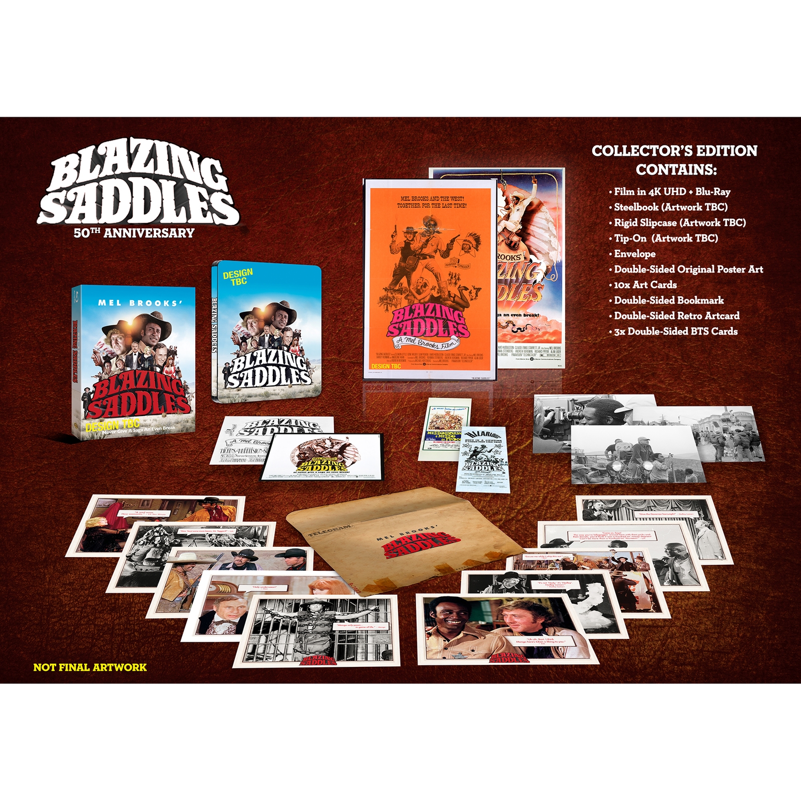 Blazing Saddles 50th Anniversary Collector's Edition 4K Ultra HD Steelbook