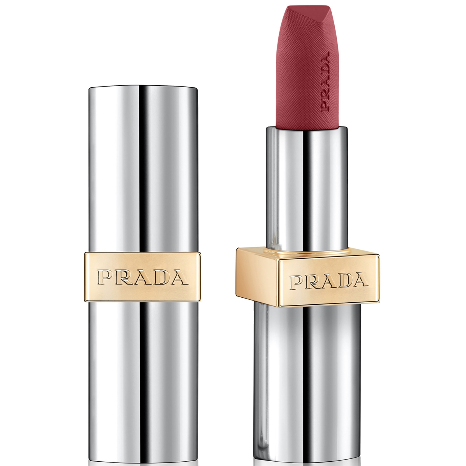 PRADA HYPER MATTE NUDE REFILLABLE LIPSTICK 3.8G (VARIOUS SHADES) - B15 - UNIFORM
