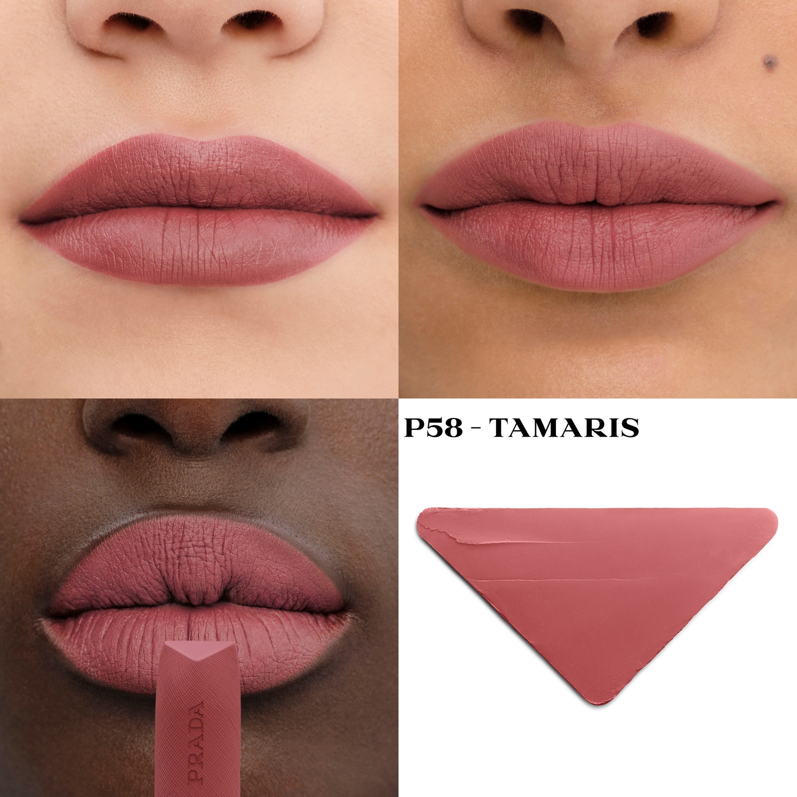 Thumbnail - Prada Hyper Matte Nude Refillable Lipstick 3.8g (Various Shades) - P58 - Tamaris