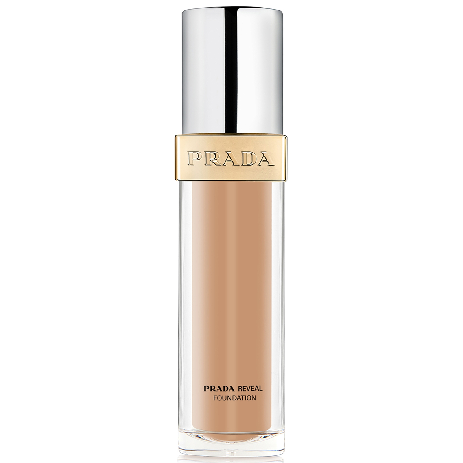 Image of Prada Reveal Skin Optimising Refillable Foundation 30ml (Various Shades) - MN55 - Medium Neutral051