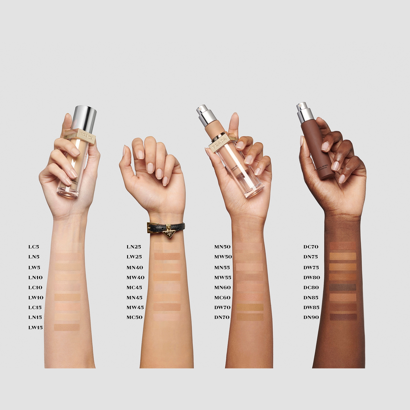 Thumbnail - Prada Reveal Skin Optimising Foundation Refill 30ml (Various Shades) - DN75 - Dark Neutral Refill