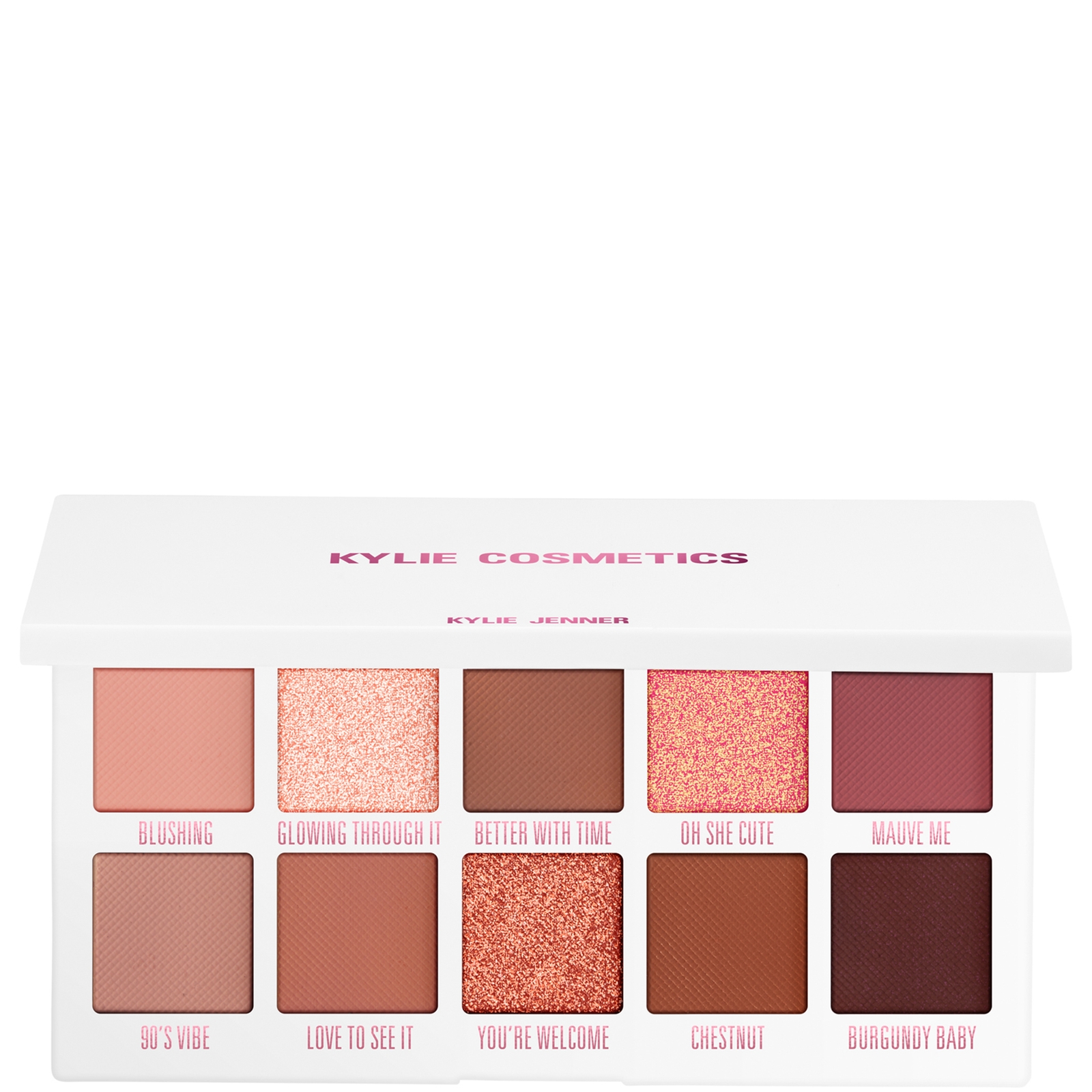 Kylie Cosmetics Pressed Powder The Mauve Palette 16g In White