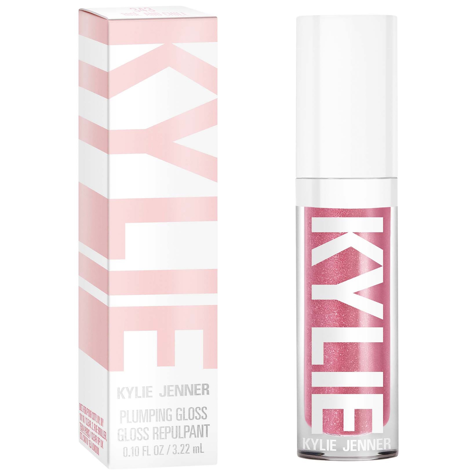 Kylie Cosmetics Plumping Gloss 3.22ml (various Shades) - 343 Rose' And Chill In 343 Rose' And Chill