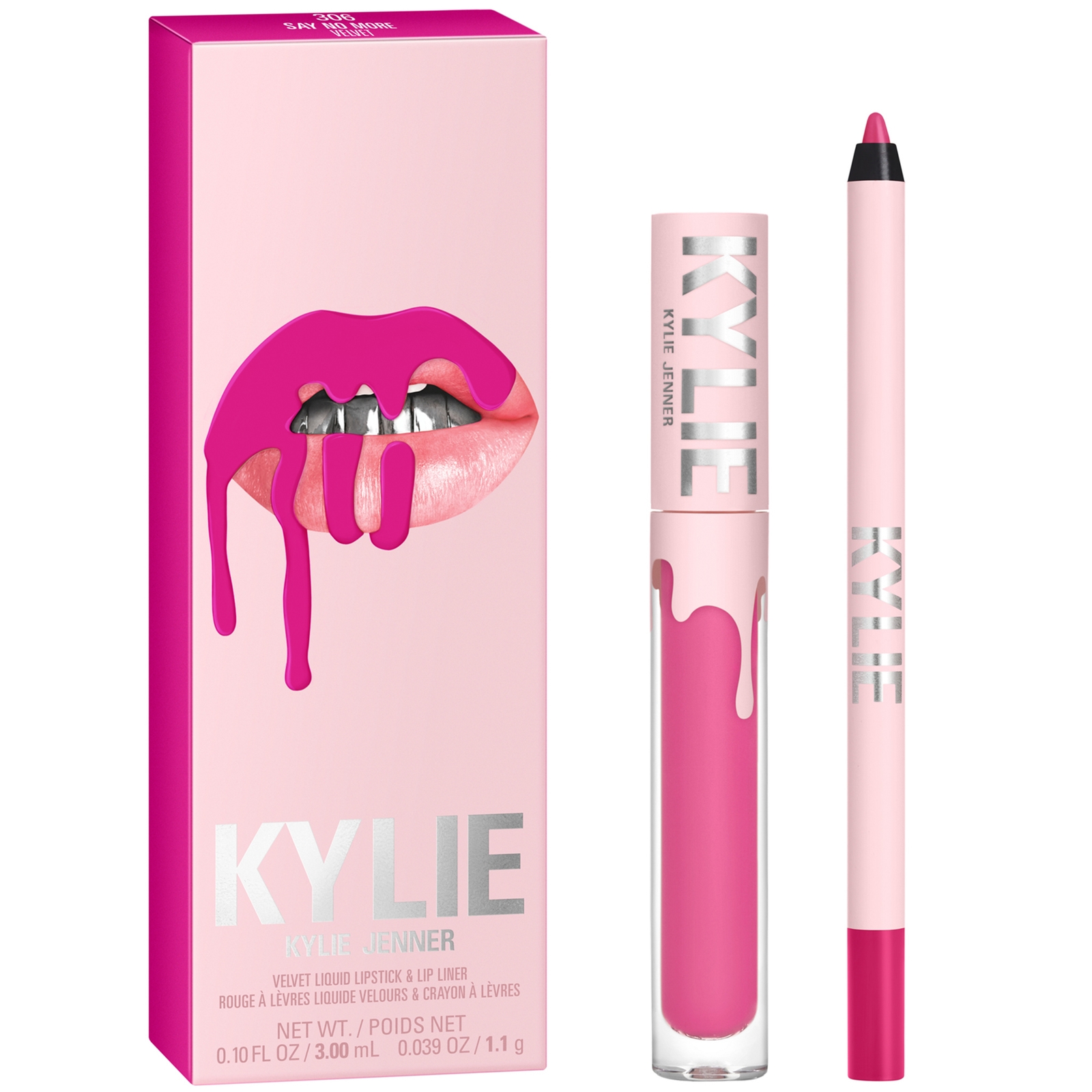 Kylie Cosmetics Velvet Lip Kit (various Shades) - 306 Say No More In 306 Say No More