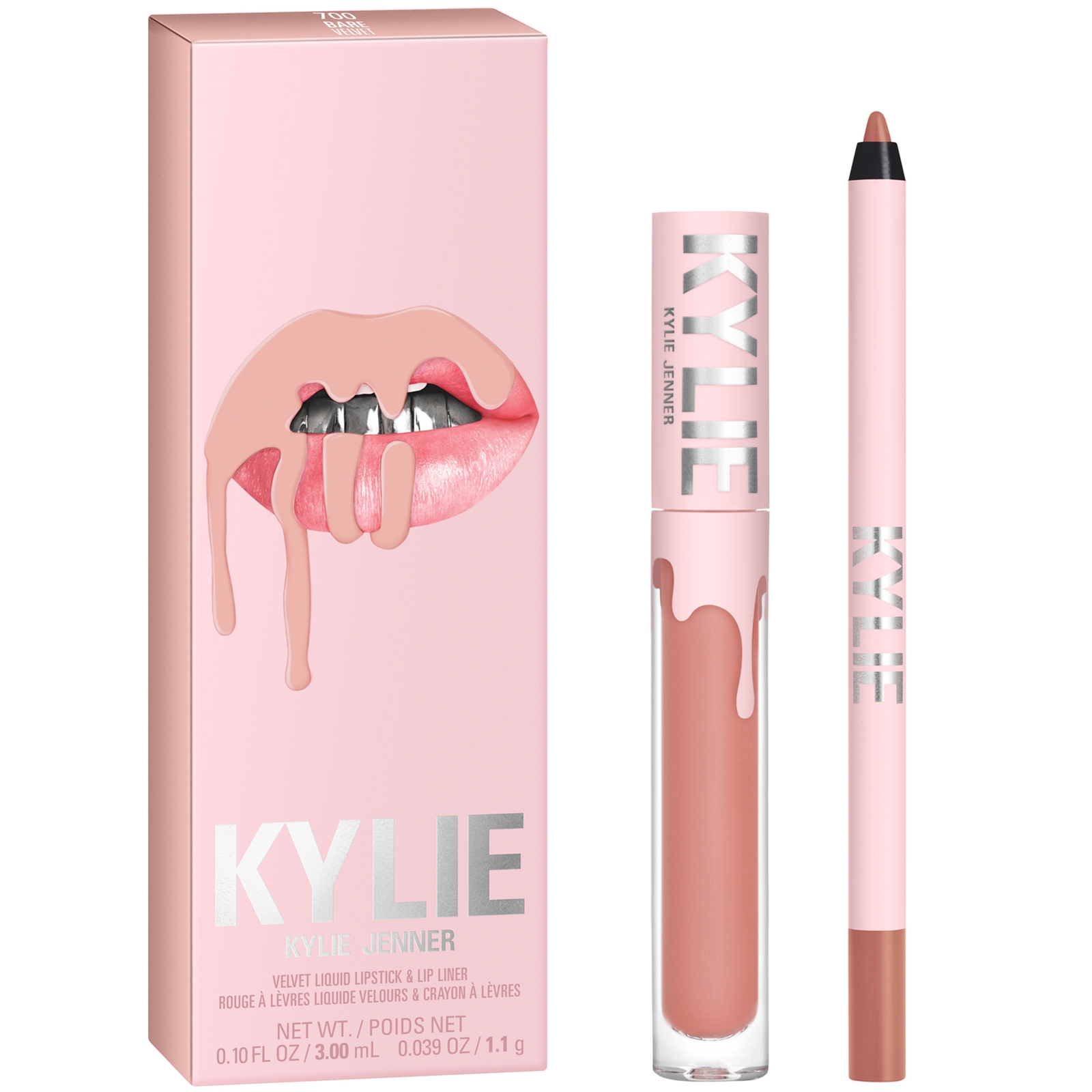 Kylie Cosmetics Velvet Lip Kit (various Shades) - 700 Bare In 700 Bare