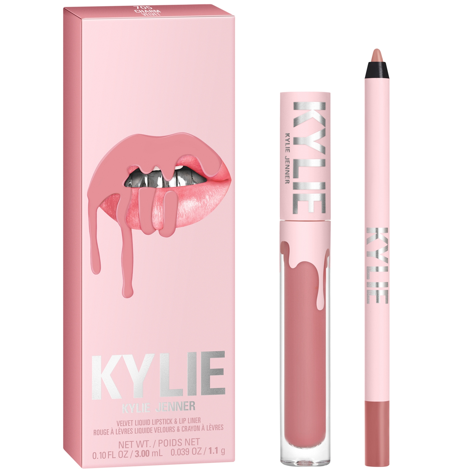 Kylie Cosmetics Velvet Lip Kit (various Shades) - 705 Charm In 705 Charm