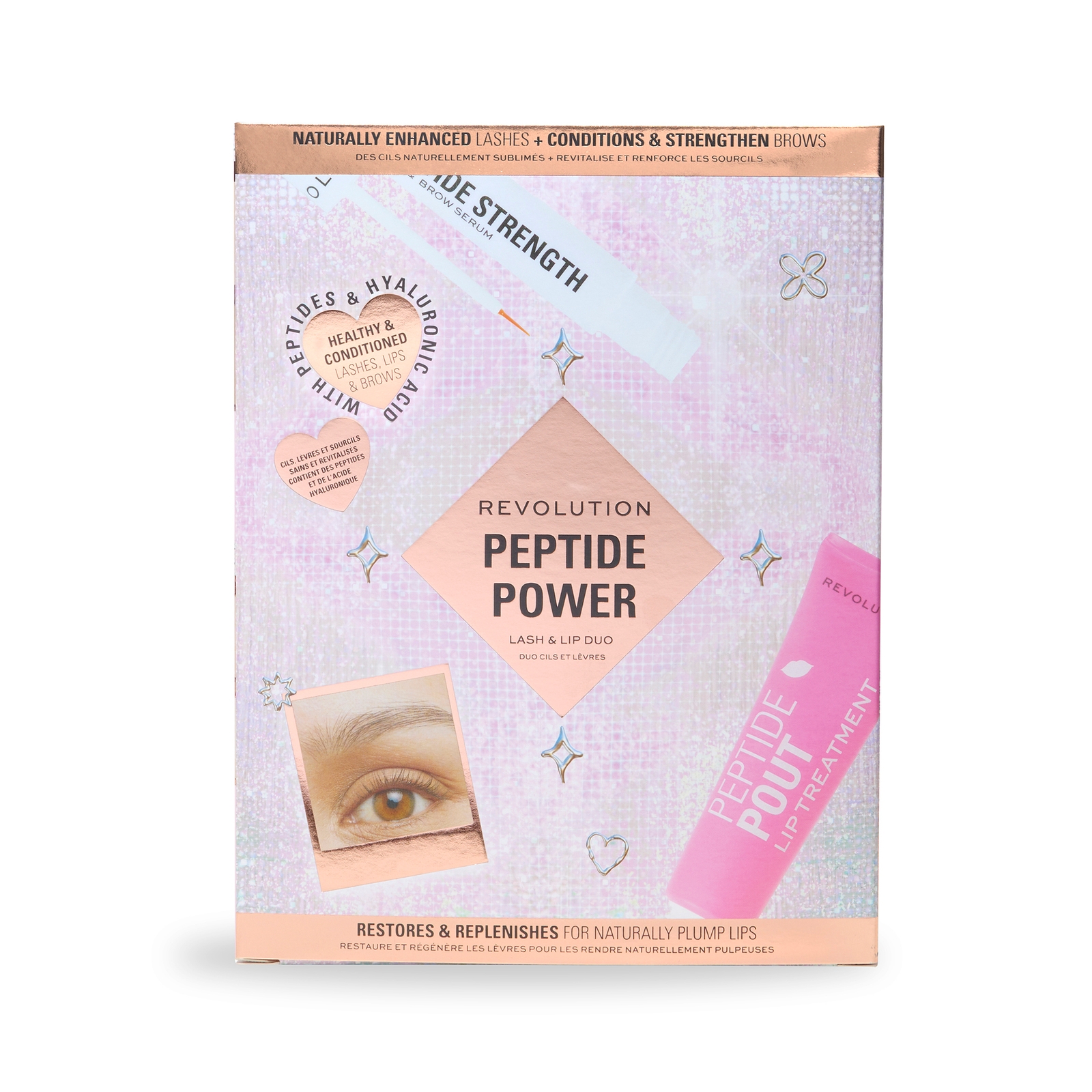 

Makeup Revolution Peptide Power Lash and Lip Duo Gift Set