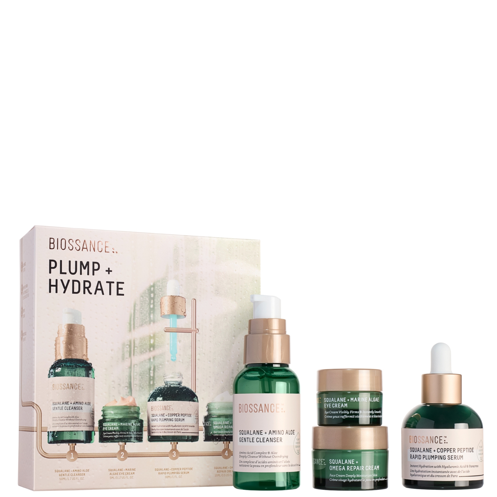 Biossance Plump And Hydrate Set Global In White