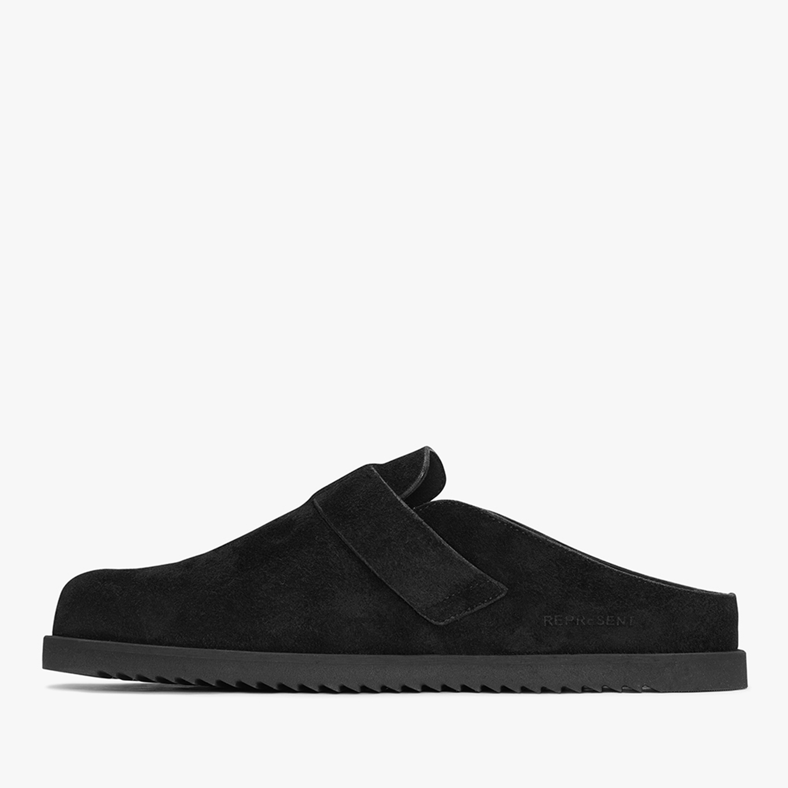 REPRESENT Initial Fleck Suede Mules - UK 7