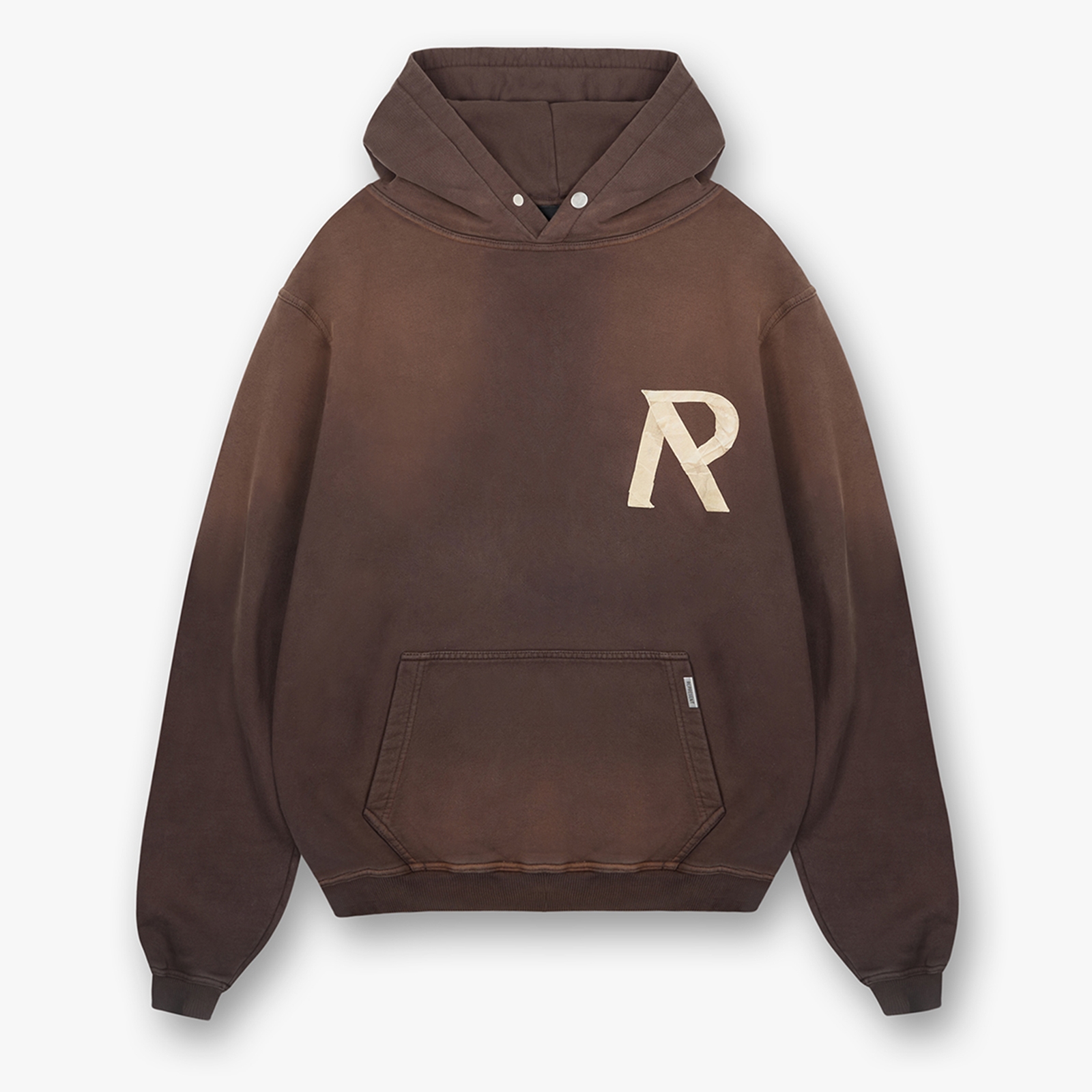 REPRESENT Masking Tape Cotton-Jersey Initial Hoodie - L