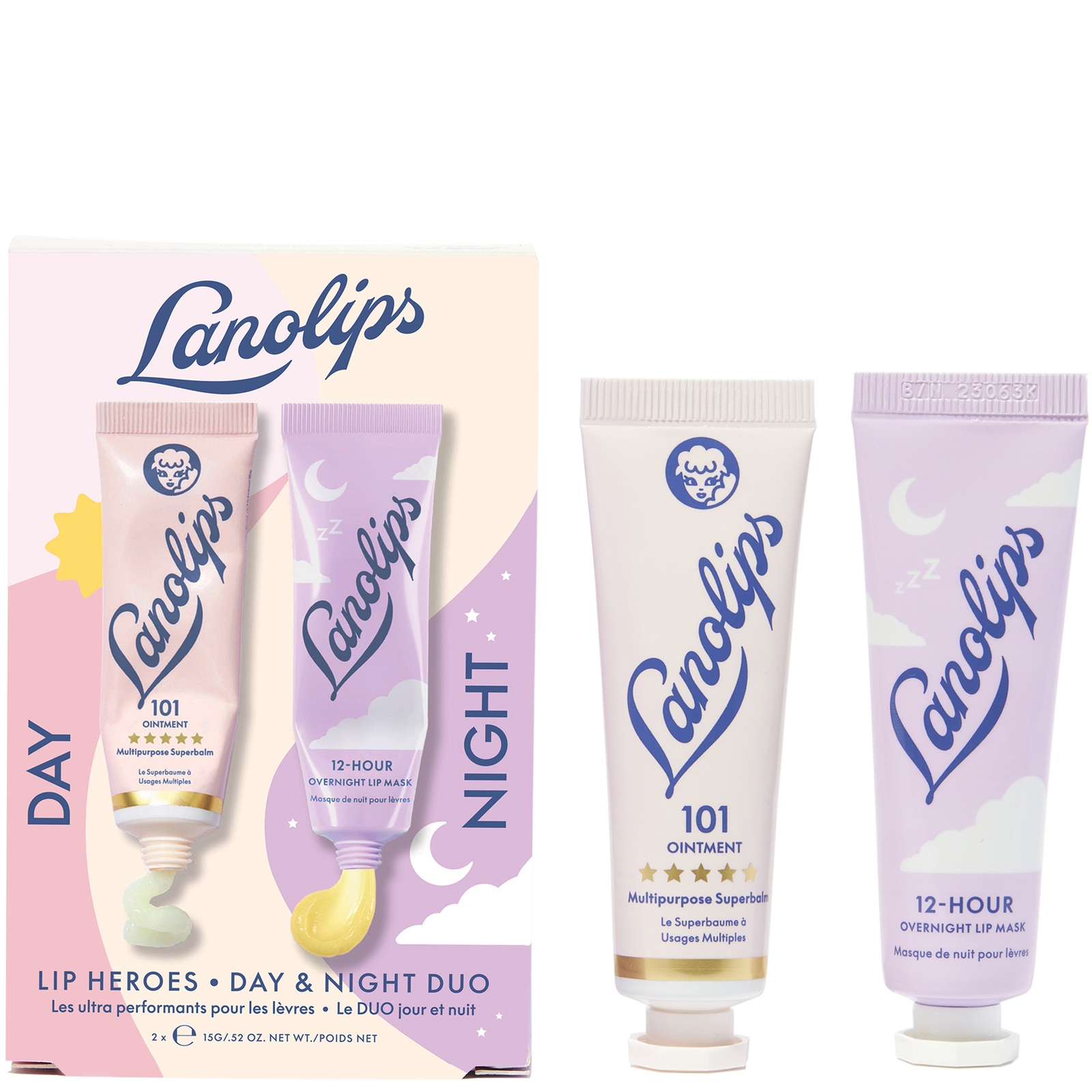 

Lanolips Lip Heroes Day and Night Duo