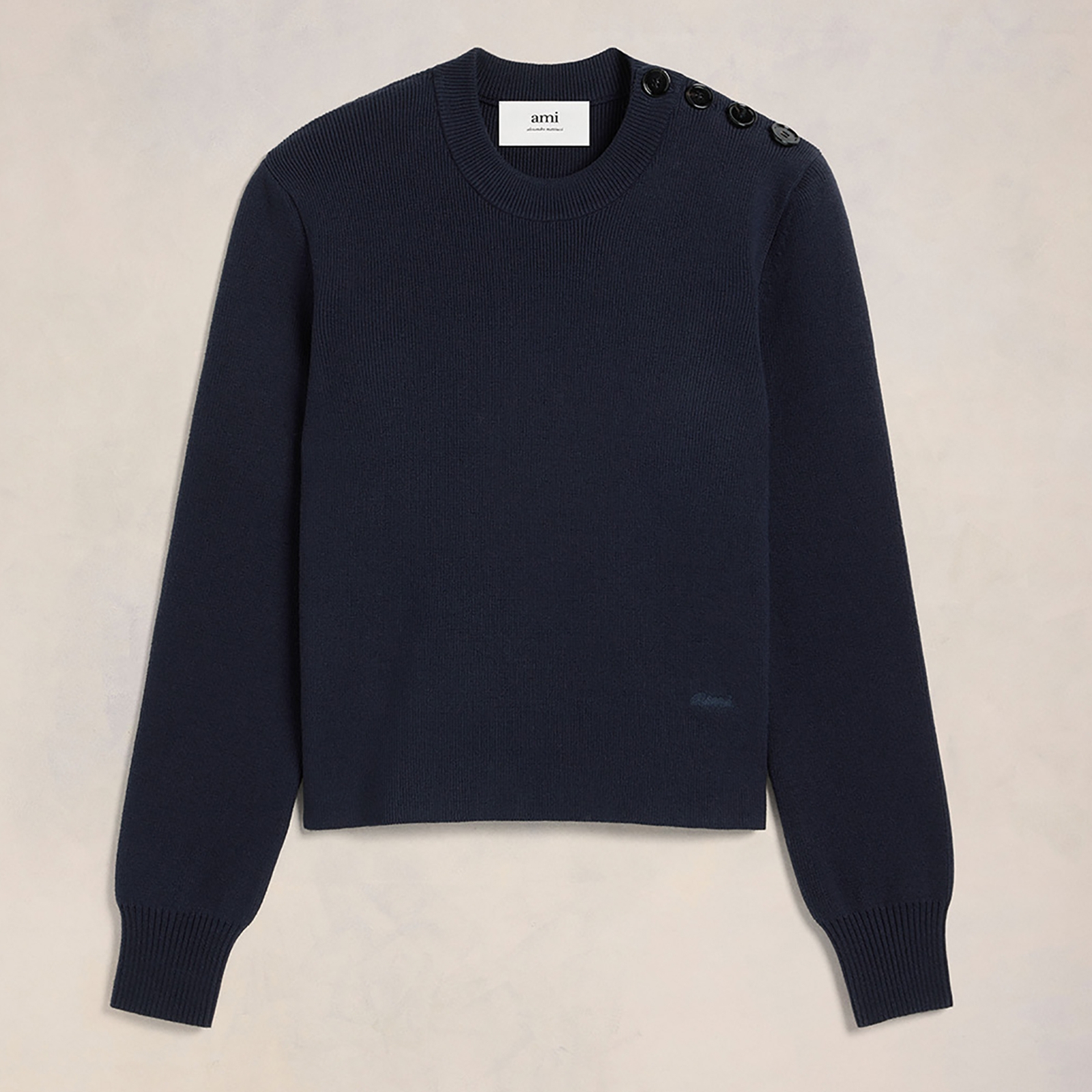 AMI Sailor Cotton-Blend Knit Jumper - XL