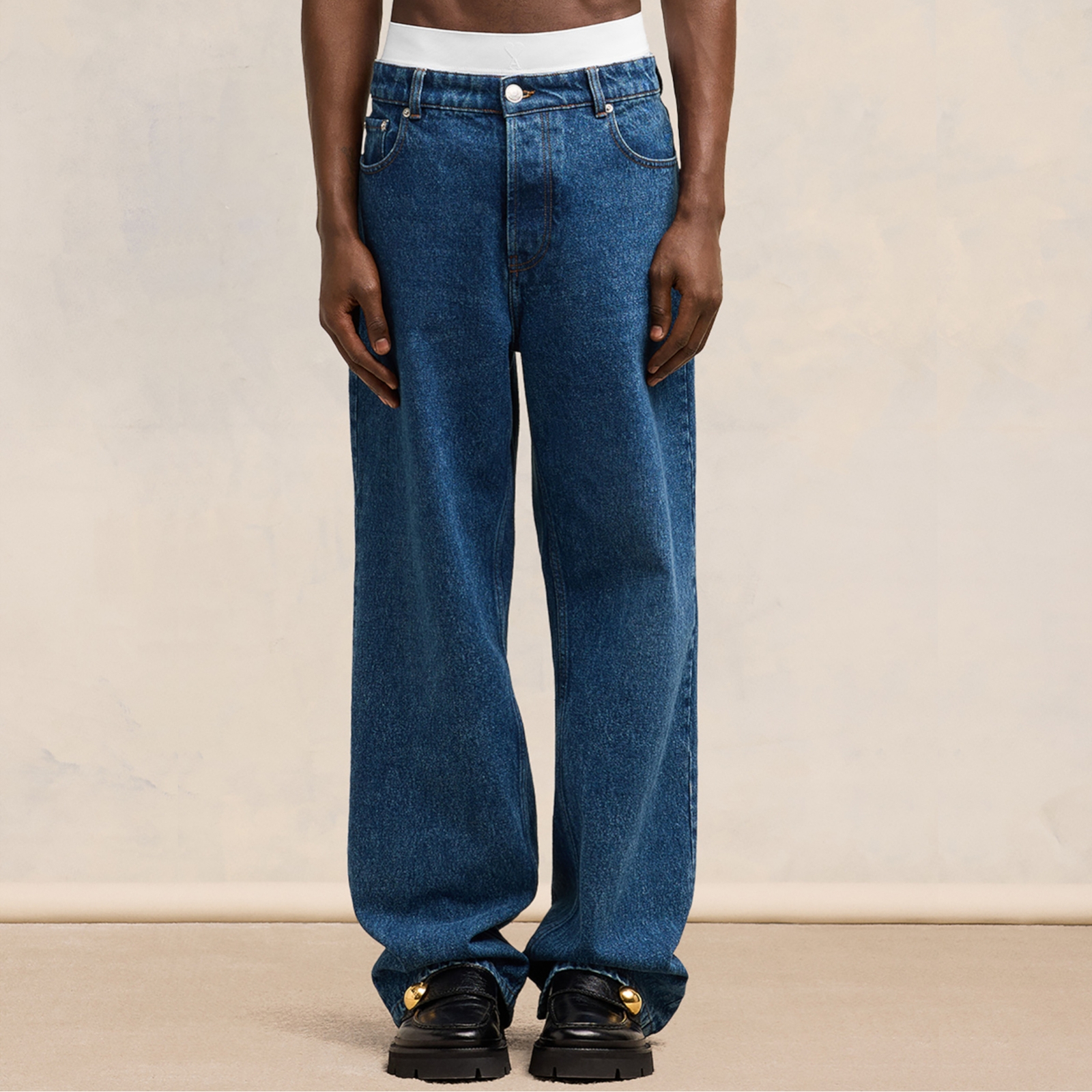 AMI Denim Large Fit Jeans - W34/L32