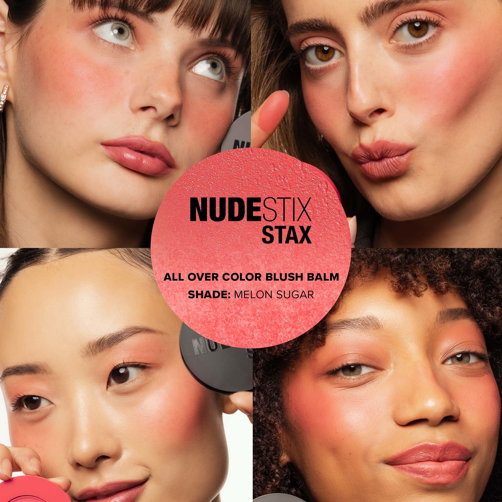 Thumbnail - NUDESTIX Stax All Over Color Blush Balm 2.5g (Various Shades) - Melon Sugar