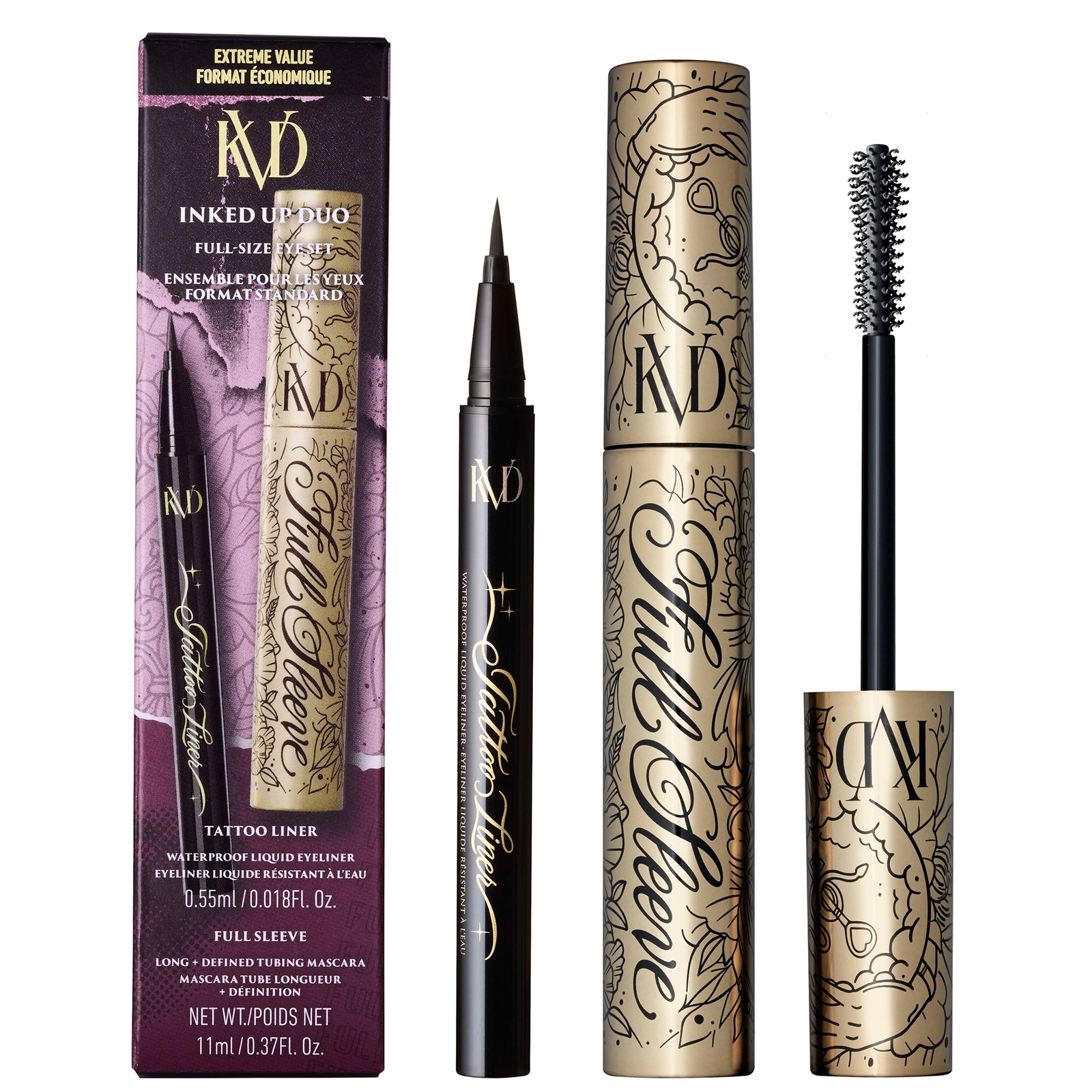 KVD Beauty Full Sleeve Mascara and Tattoo Liner Duo