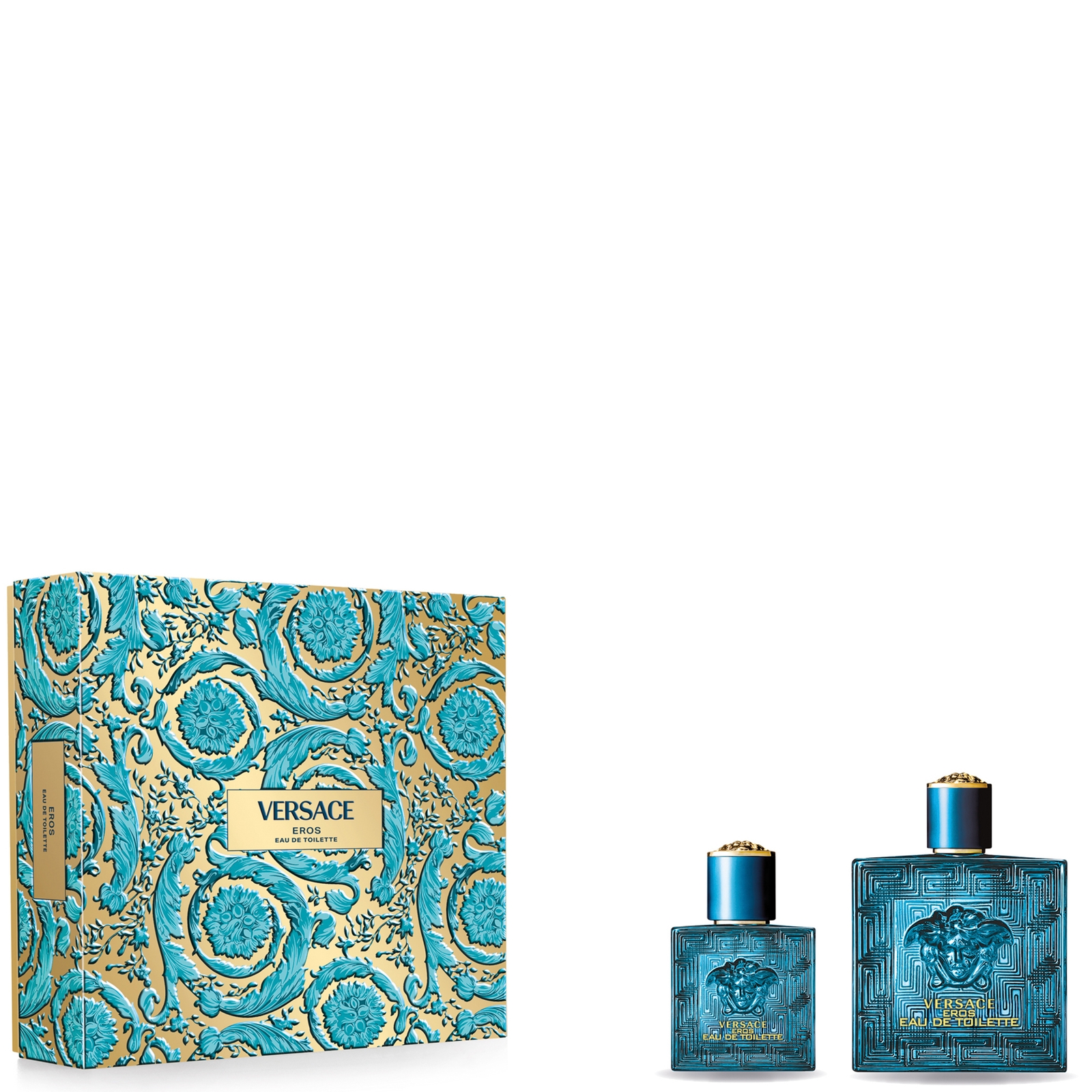 Shop Versace Eros Eau De Toilette 100ml Set (worth £139)