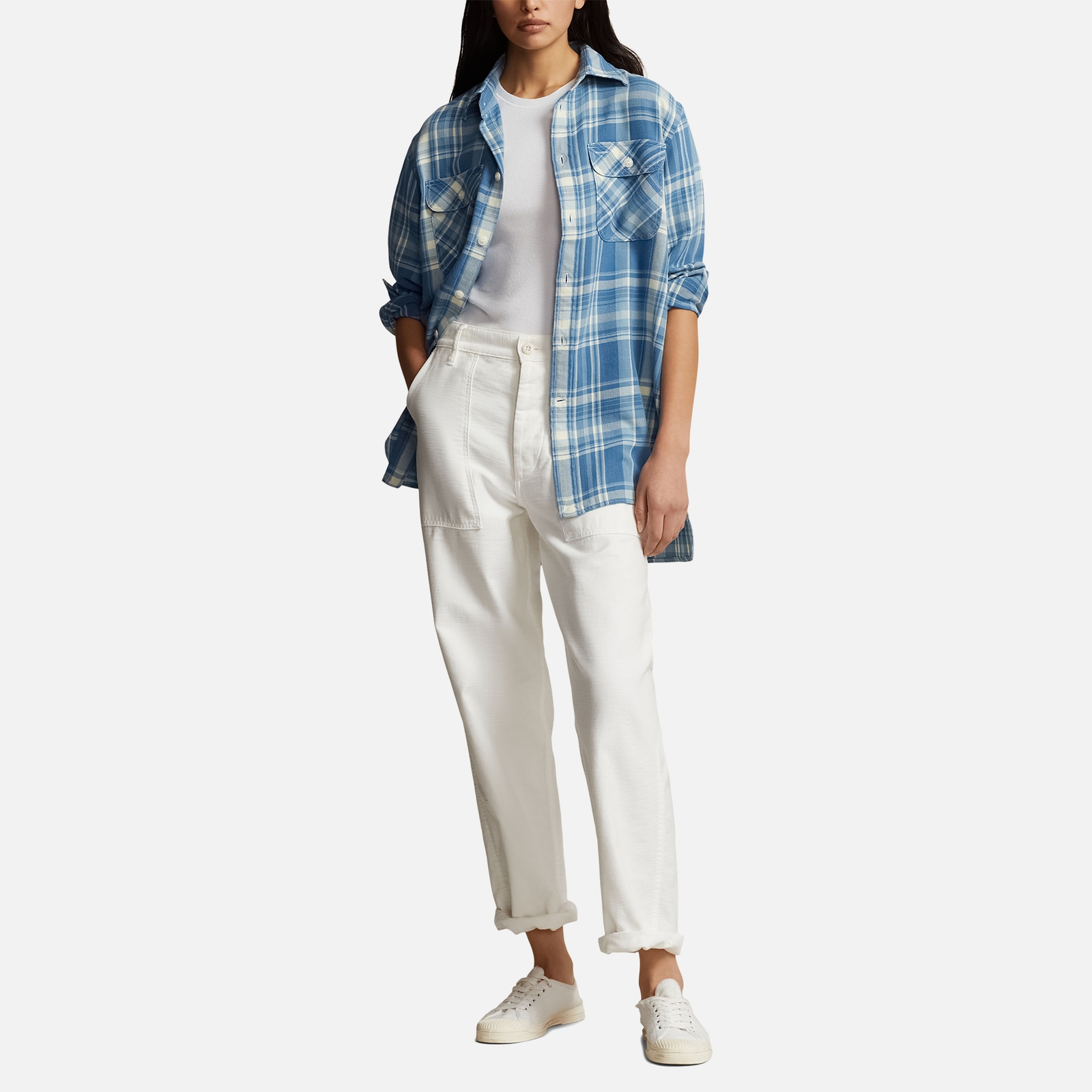Polo Ralph Lauren Checked Cotton-Flannel Shirt - L