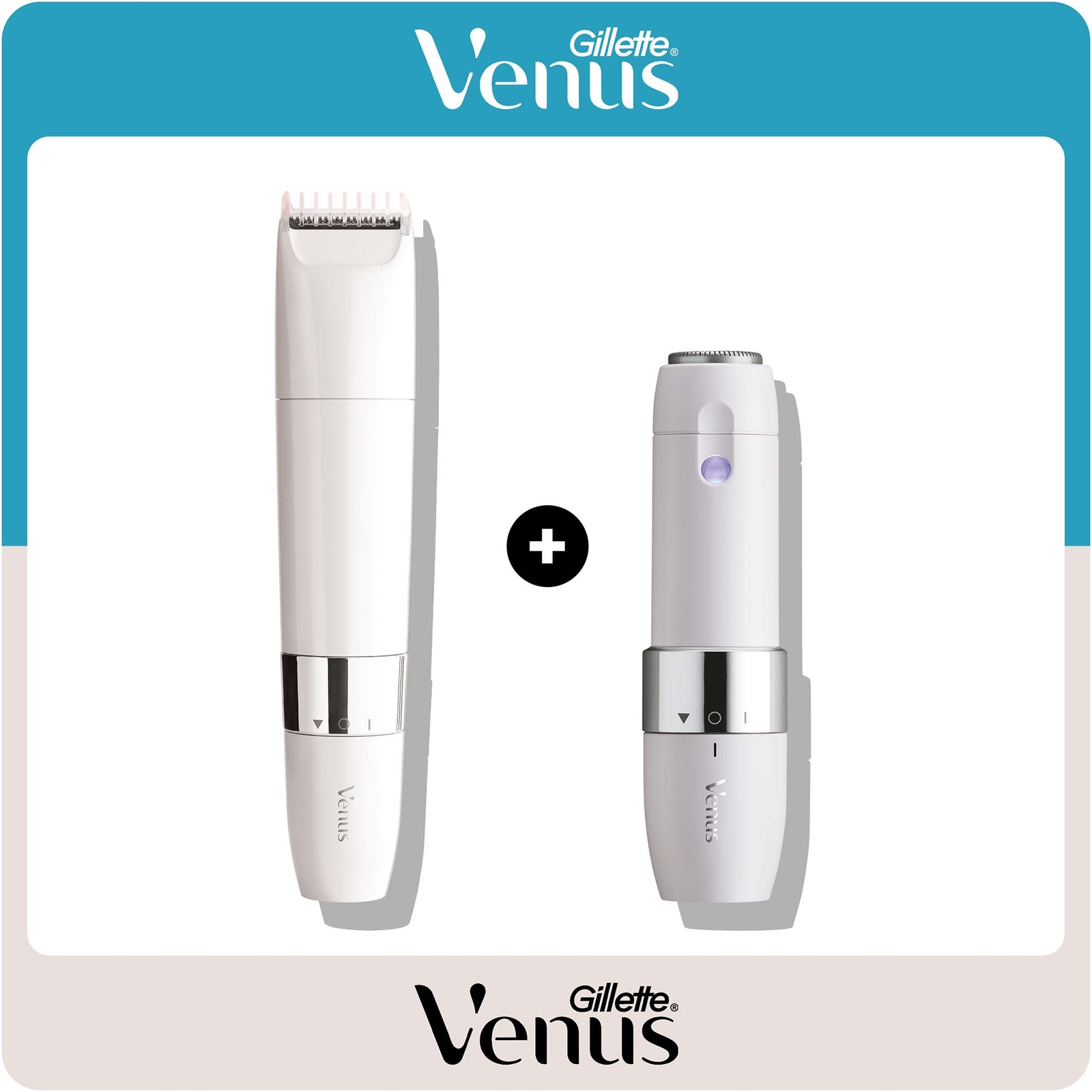 Venus Dermaplaning & Pubic Hair Gentle Trimmer Shaving Kit
