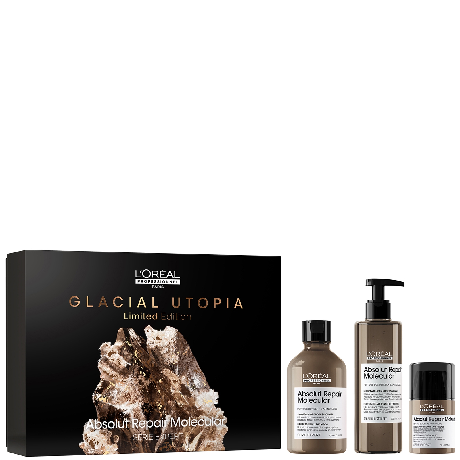 L'Oréal Professionnel Absolut Repair Molecular Trio Gift Set for Damaged Hair