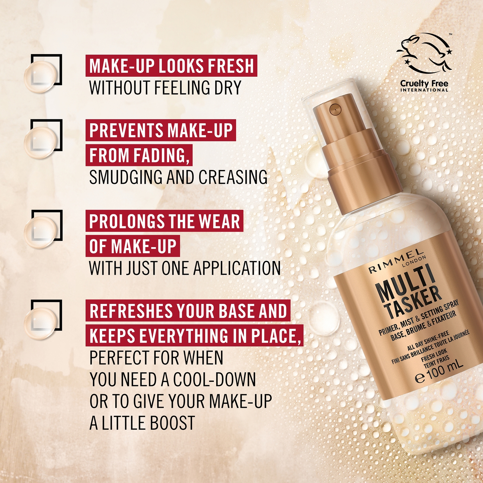 Thumbnail - Rimmel Multi-tasker Primer Mist and Setting Spray 100ml