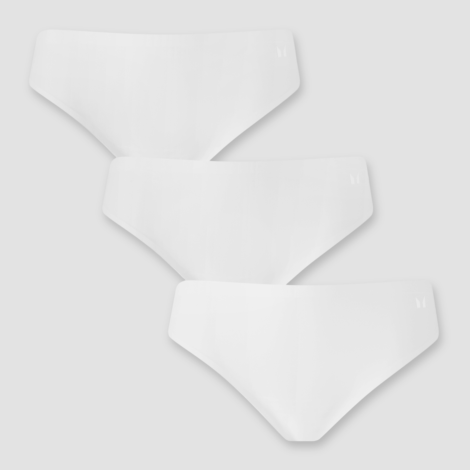Myprotein UK MP Women's Mid Rise No VPL Bikini Brief (3 Pack) - White