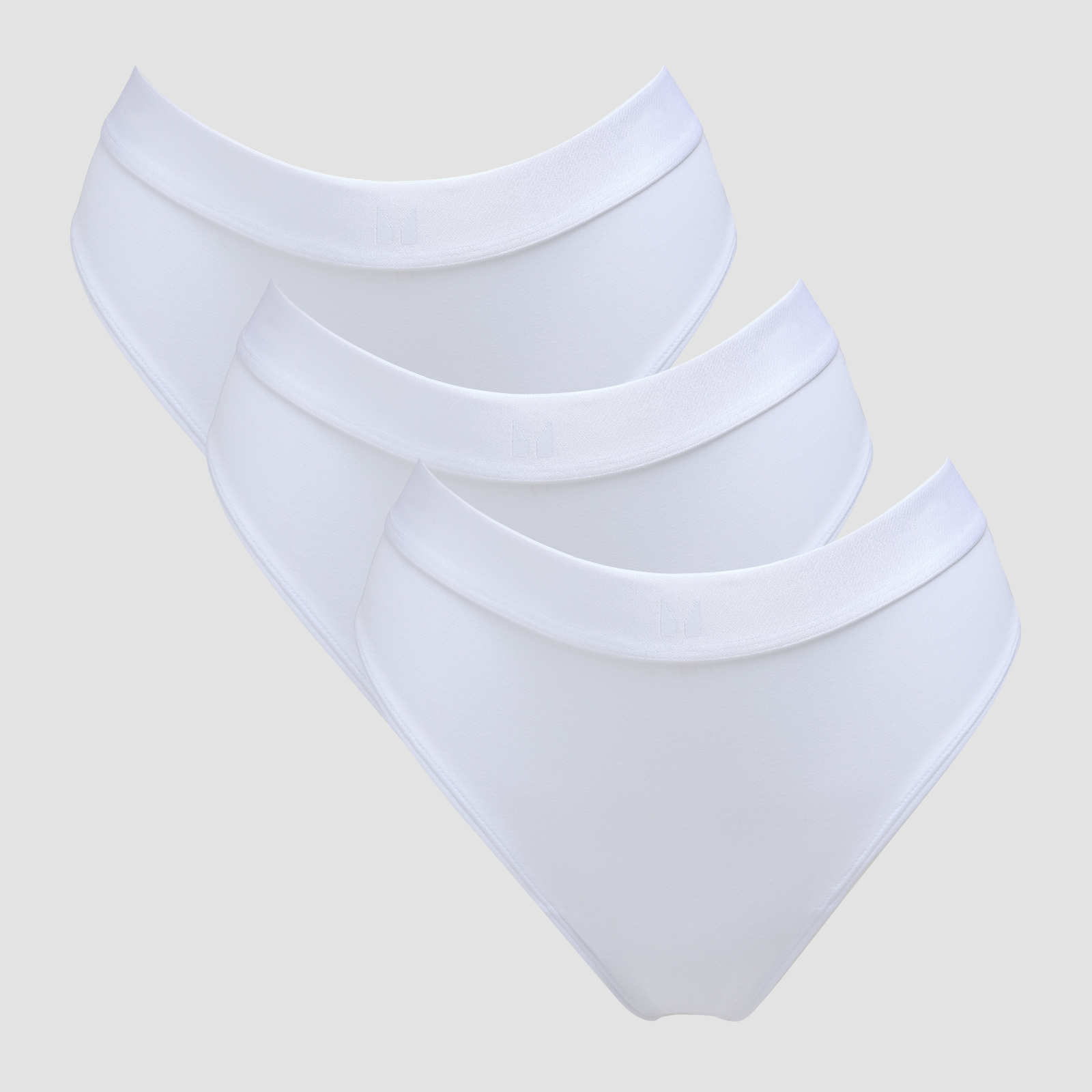 Myprotein UK MP Women's Mid Rise Bikini Brief (3 Pack) - White