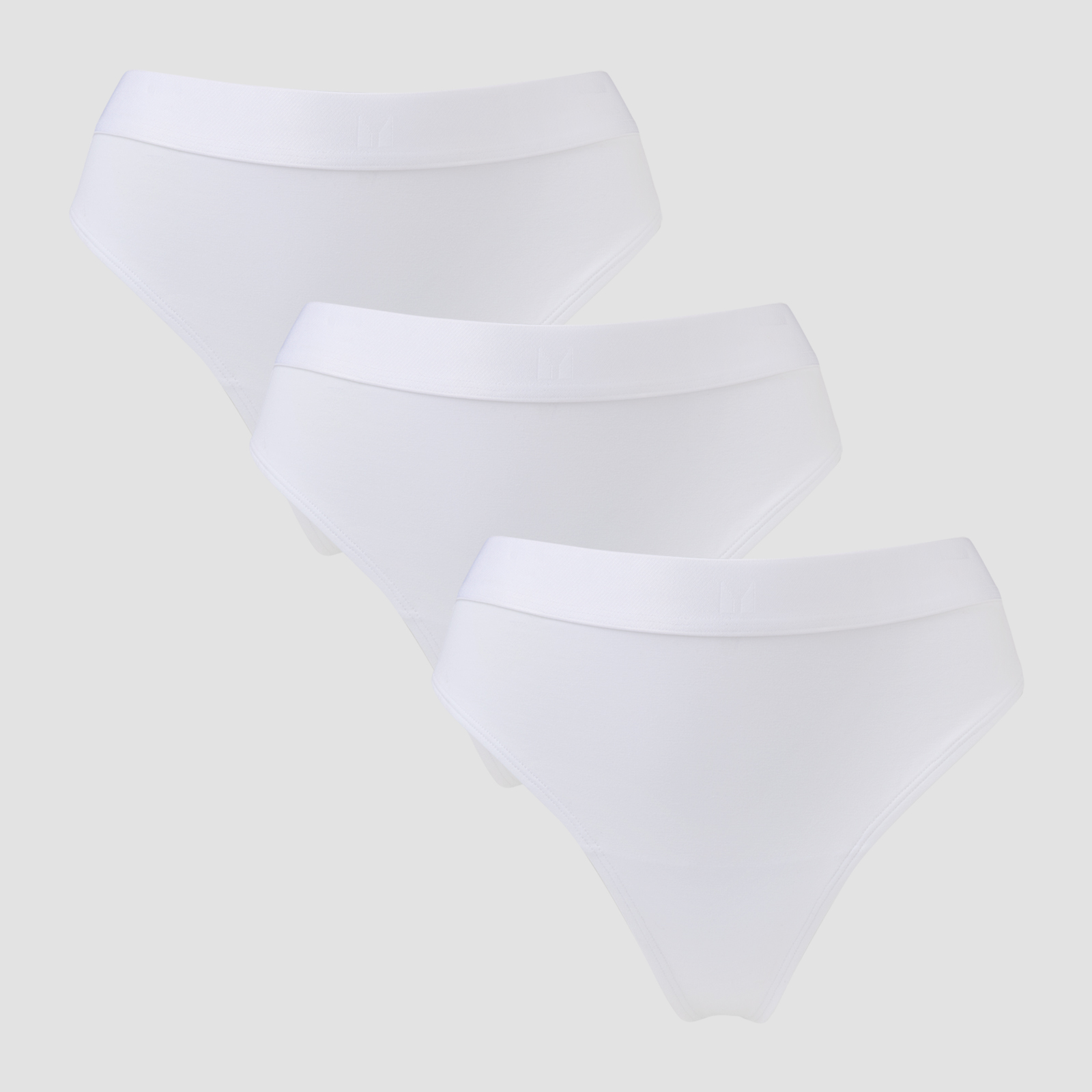 5059883451817 - Damen Tanga mit mittelhohem Bund (3er-Packung) – Weiß - M 5059883451817 - Damen Tanga mit mittelhohem Bund (3er-Packung) – Weiß - M