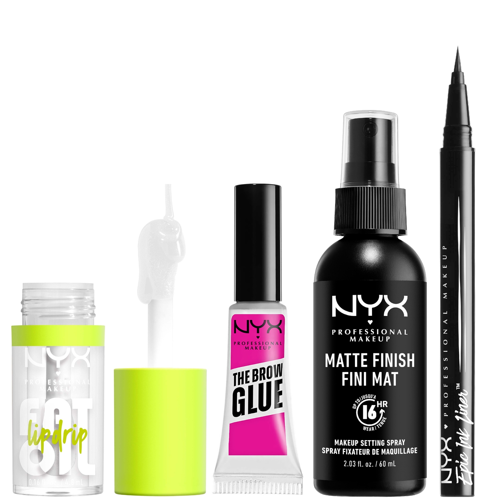 

NYX Professional Makeup Iconic Hero Lip, Eye and Face Bundle