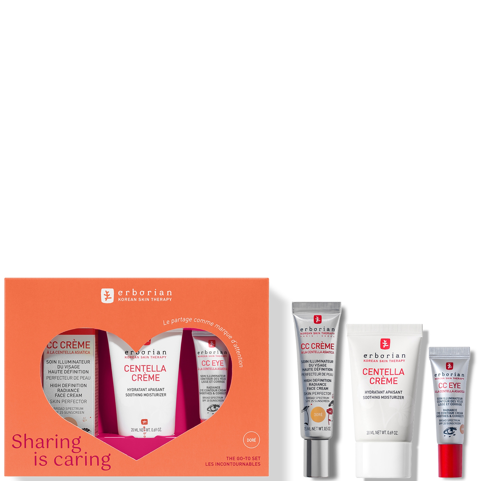 

Erborian Kit CC Routine x Centella Cream (Various Shades) - Dore