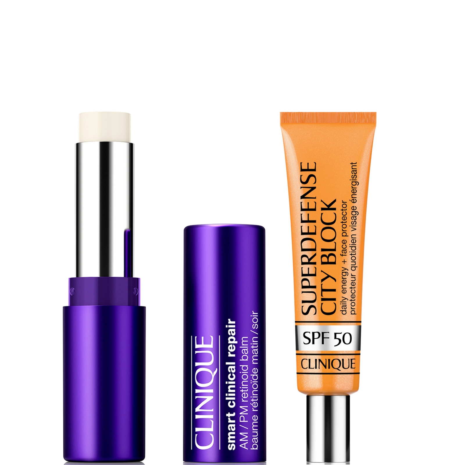 Clinique Smart Clinical Repair Am/pm Retinoid Balm And Spf 50 Sheer Tint Duo