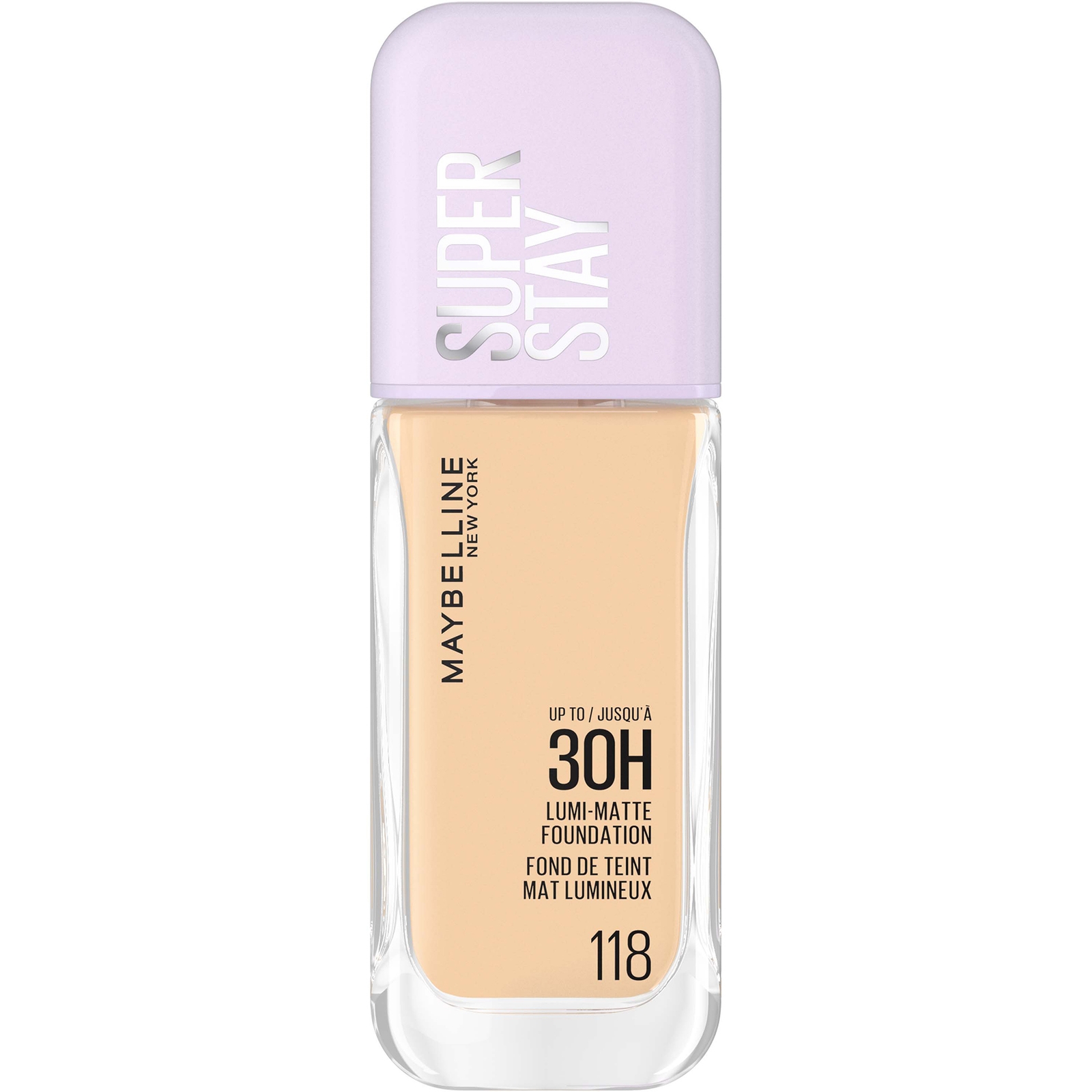 MAYBELLINE SUPER STAY UP TO 30H LUMI-MATTE FOUNDATION 35ML (VARIOUS SHADES) - 118