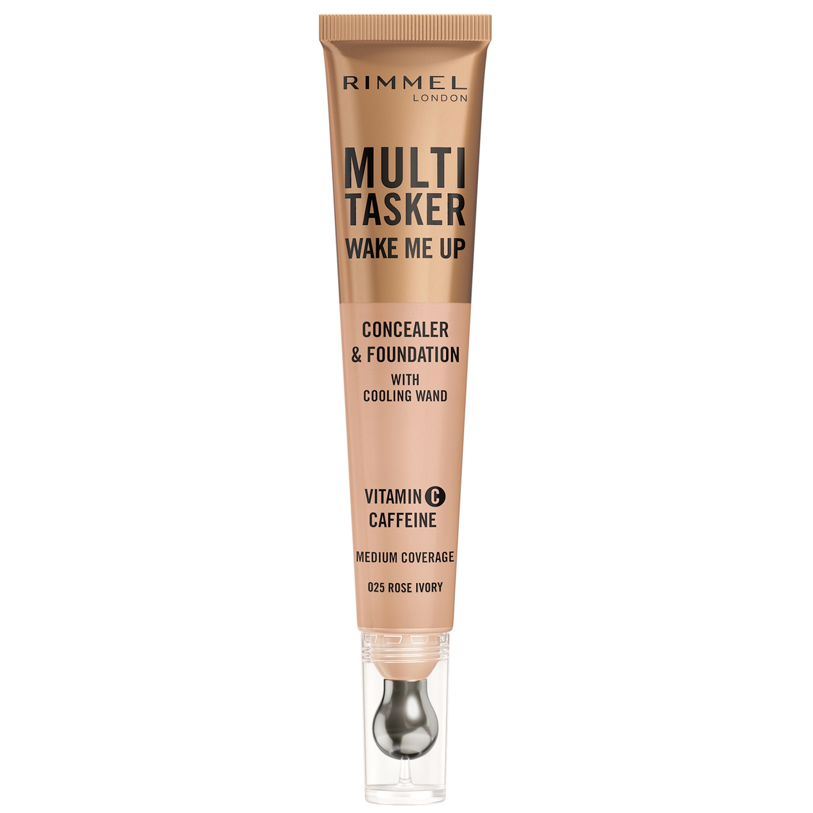 Image of Rimmel Multi-Tasker Wake Me Up fondotinta e correttore 20 ml (varie tonalità) - 025 Rose Ivory051