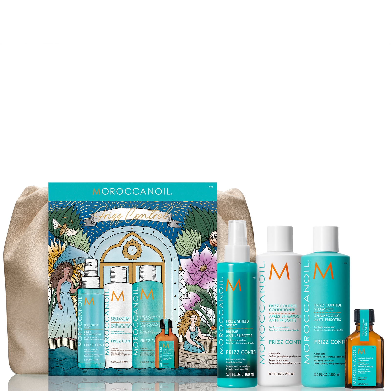 Moroccanoil Frizz Control Gift Set with FREE Frizz Shield Spray