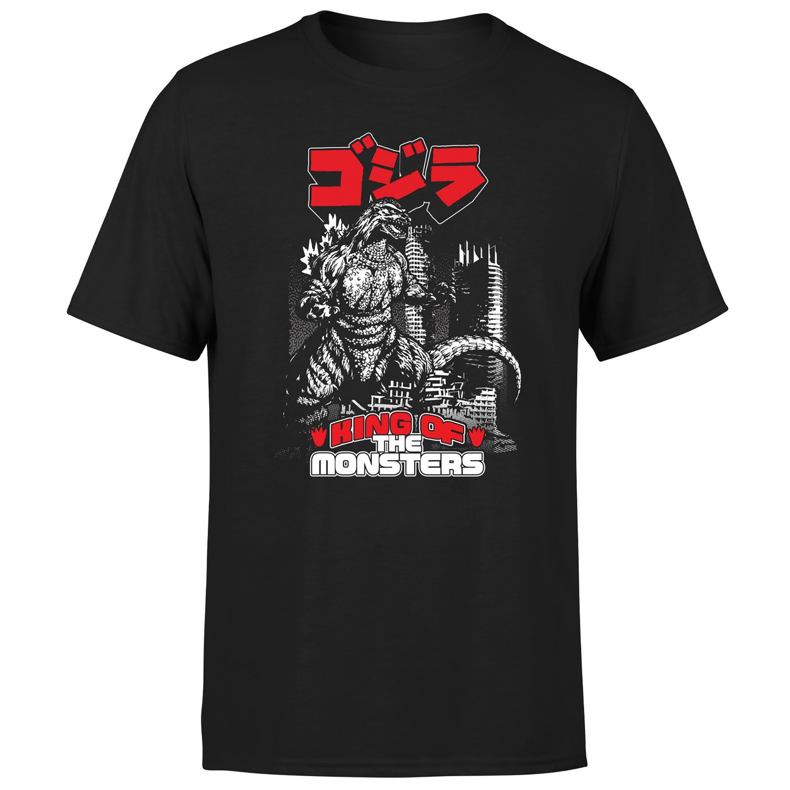 Godzilla Kanji Poster Unisex T-Shirt - Black - 5XL