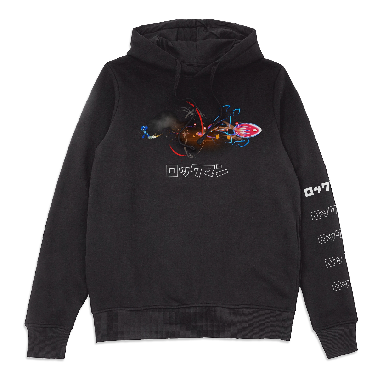 Mega Man Blast Hoodie - Black - S