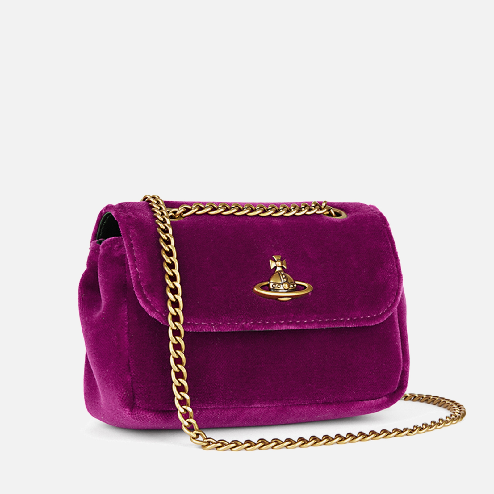 Vivienne Westwood Small Velvet Chain Purse