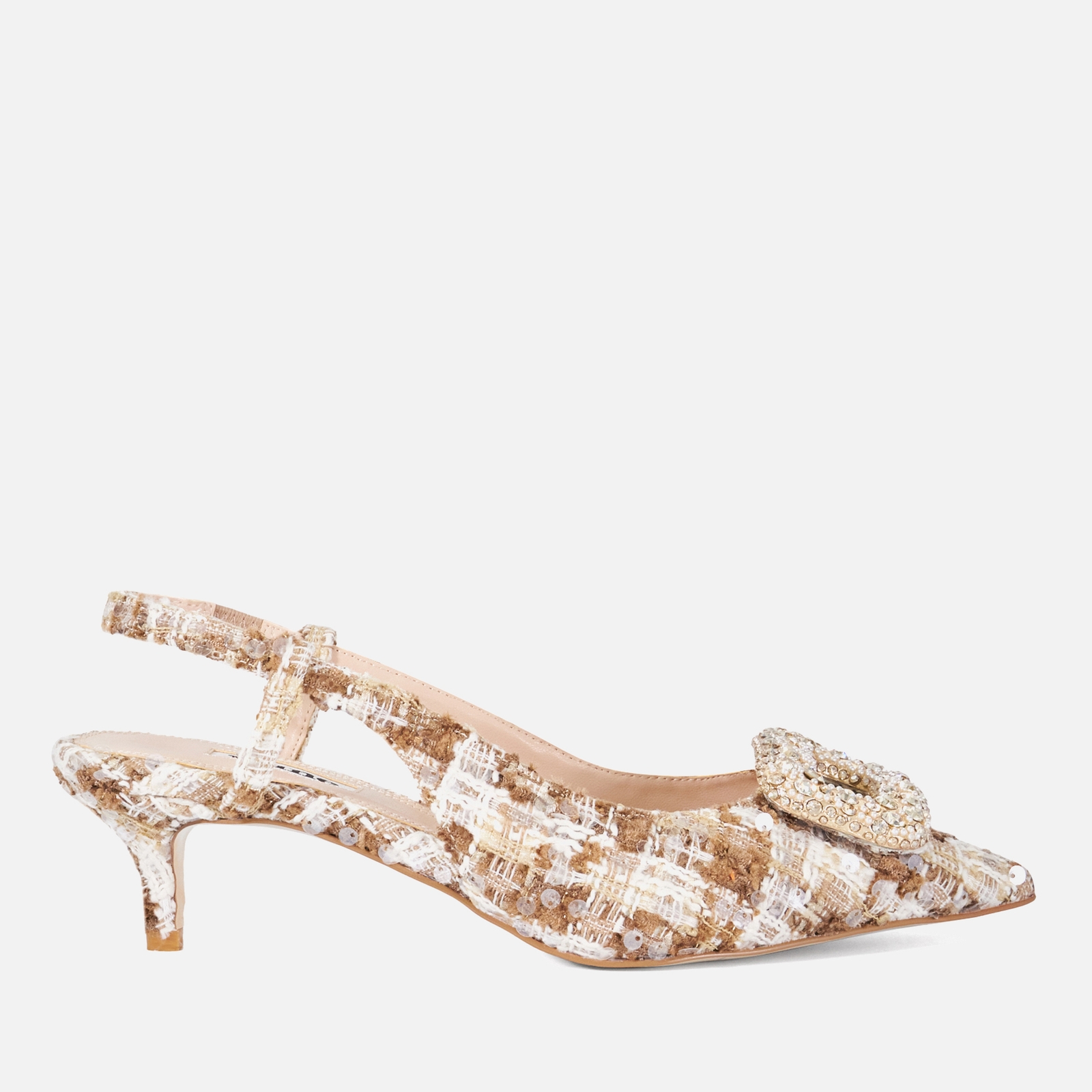 Dune London Women's Centrepiece Boucle Open Courts - UK 8
