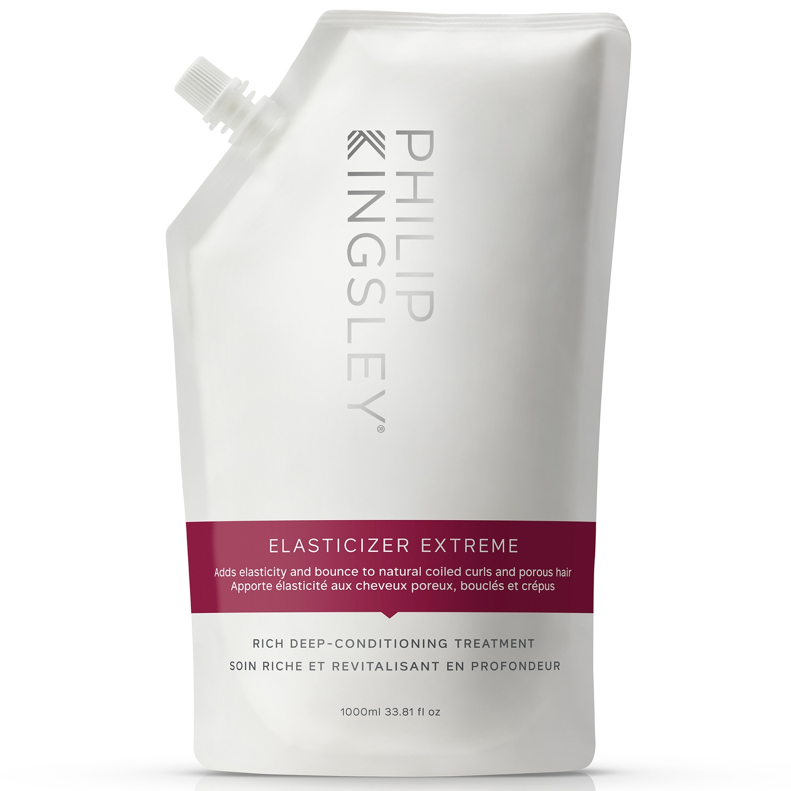 

Philip Kingsley Elasticizer Extreme Rich Deep-Conditioning Treatment Eco Refill Pouch 1000ml