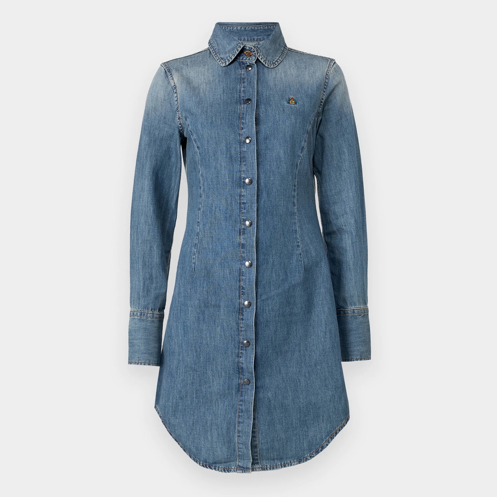 Vivienne Westwood Consuelo Denim Shirt Dress - IT 42/UK 10
