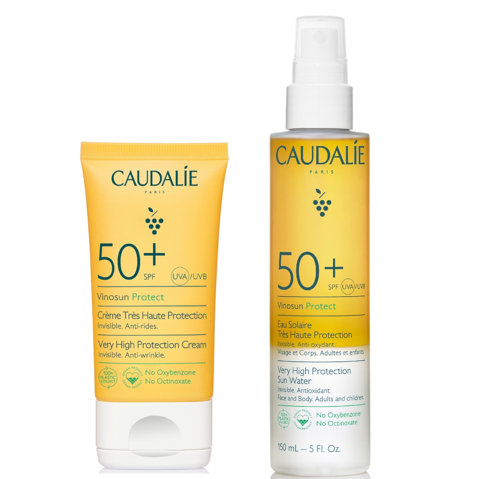 

Caudalie Vinosun SPF50 Face Cream and SPF50 Body Duo
