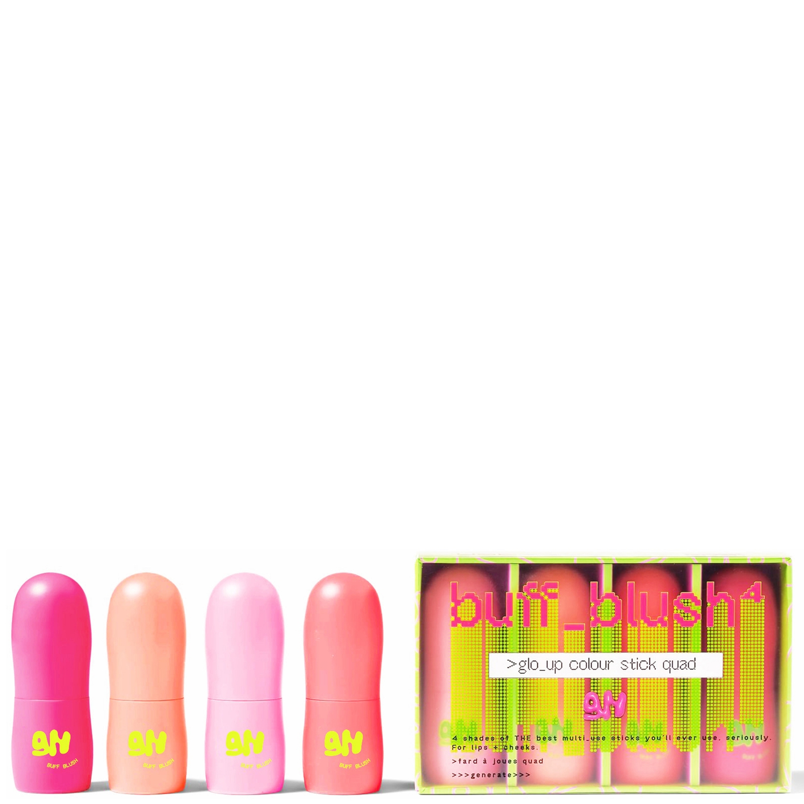 

Glow Hub Buff Blush Quad