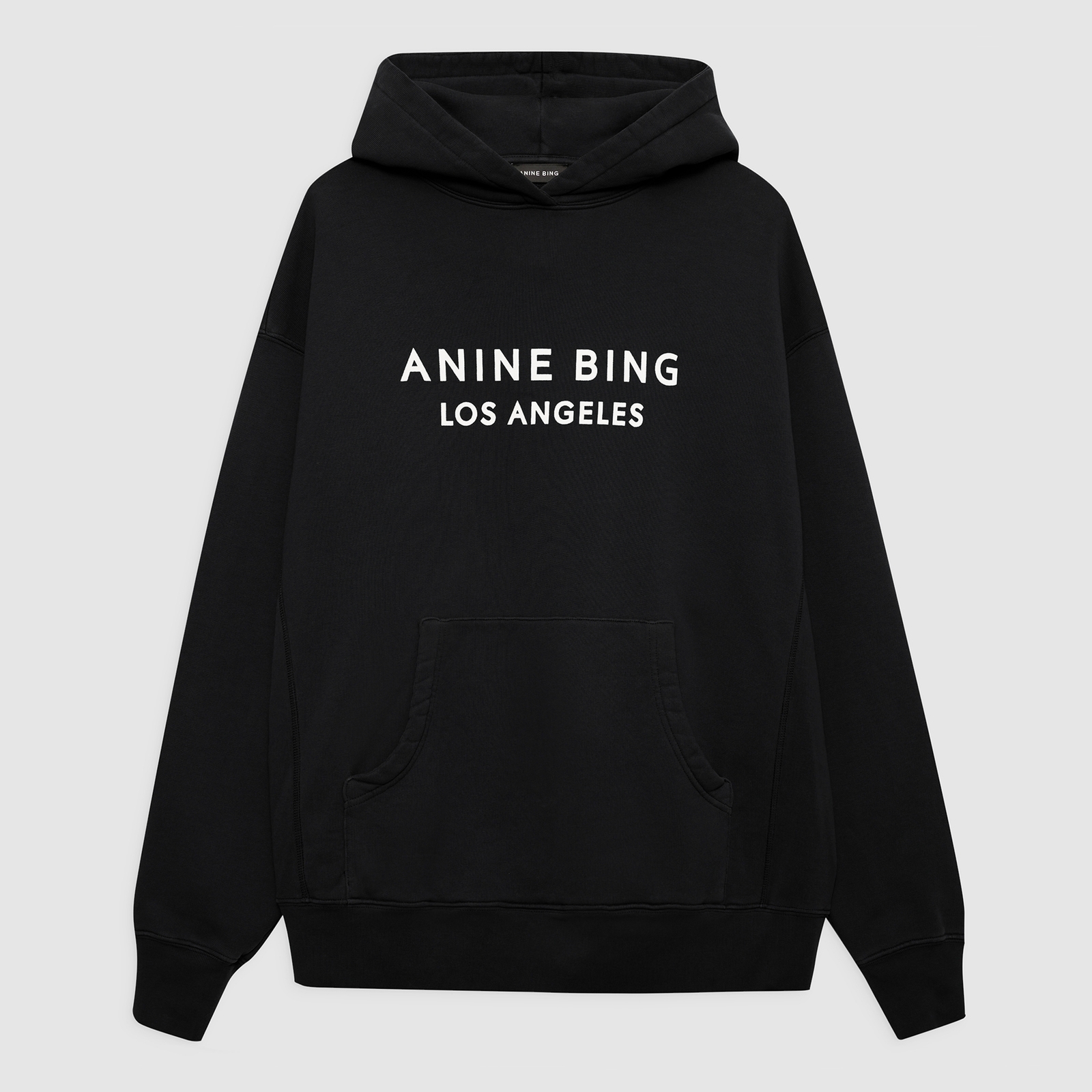 Anine Bing Alto Cotton-Jersey Hoodie - XS