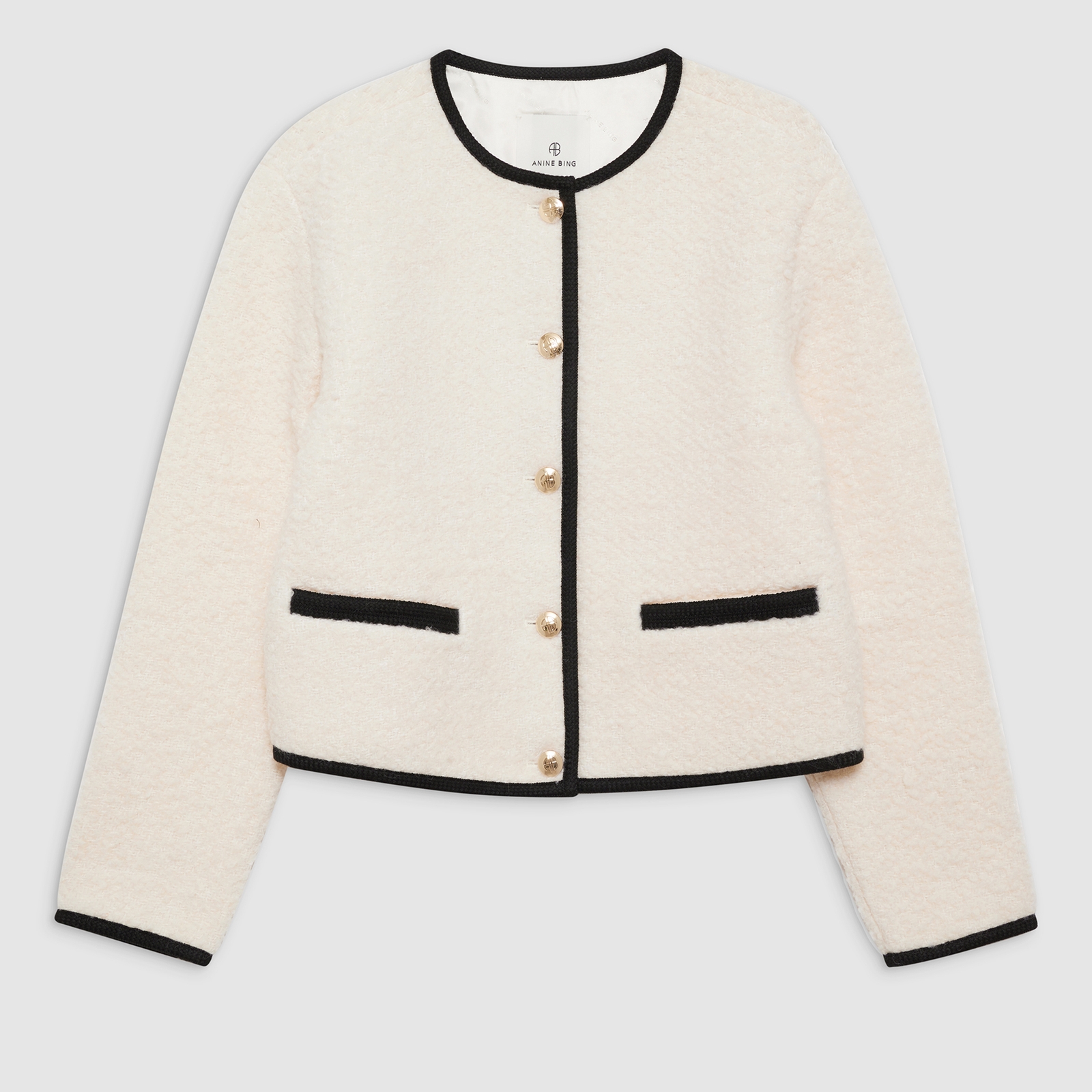Anine Bing Logan Boucle Jacket - M