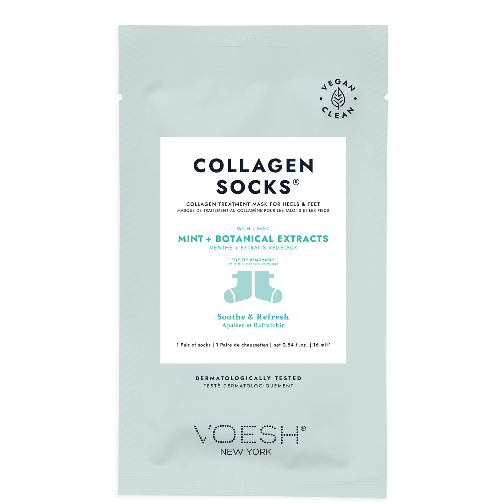 

VOESH Collagen Socks - Mint and Botanical Extracts Pair