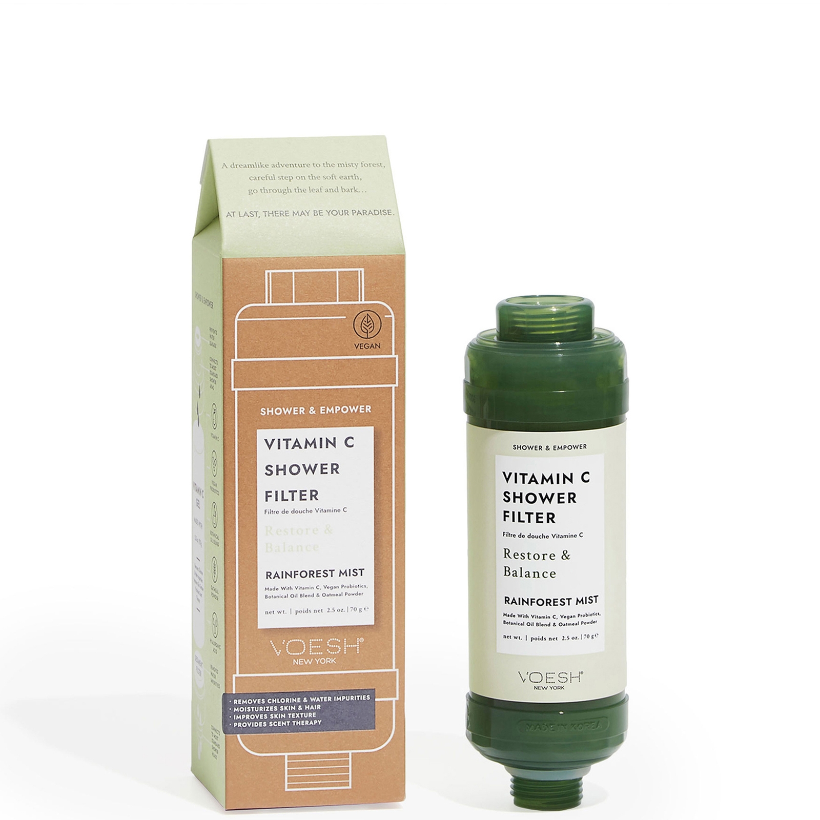 

VOESH Vitamin C Shower Filter 70g - Rainforest Mist