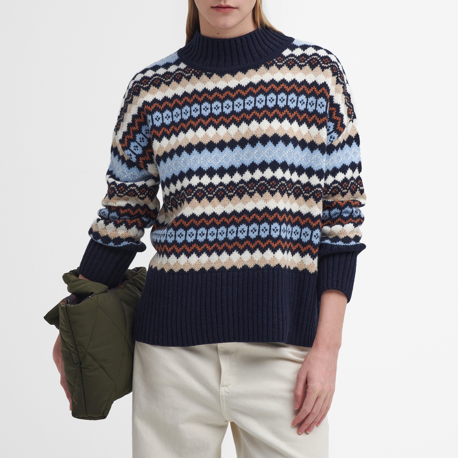 Barbour Larisa Intarsia Knit Jumper - M