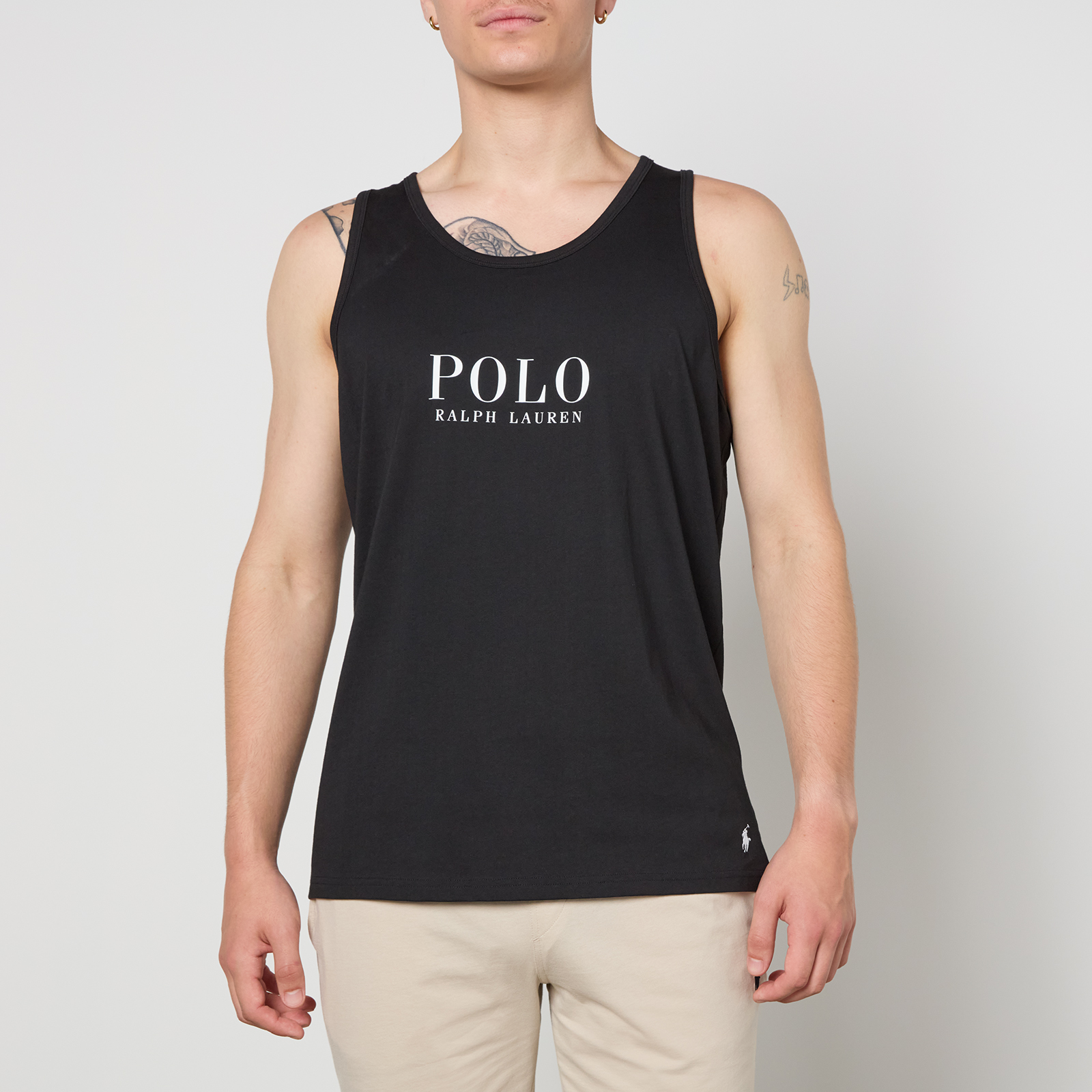 Polo Ralph Lauren Centre Logo Cotton-Jersey Tank Top - S