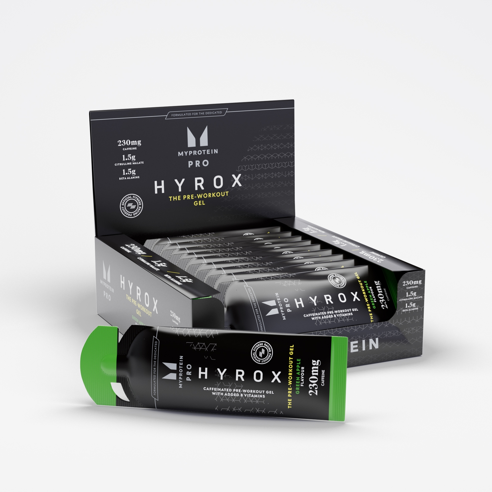 Myprotein THE Pre Workout Gel (ALT) - 12 x 50g - Green Apple