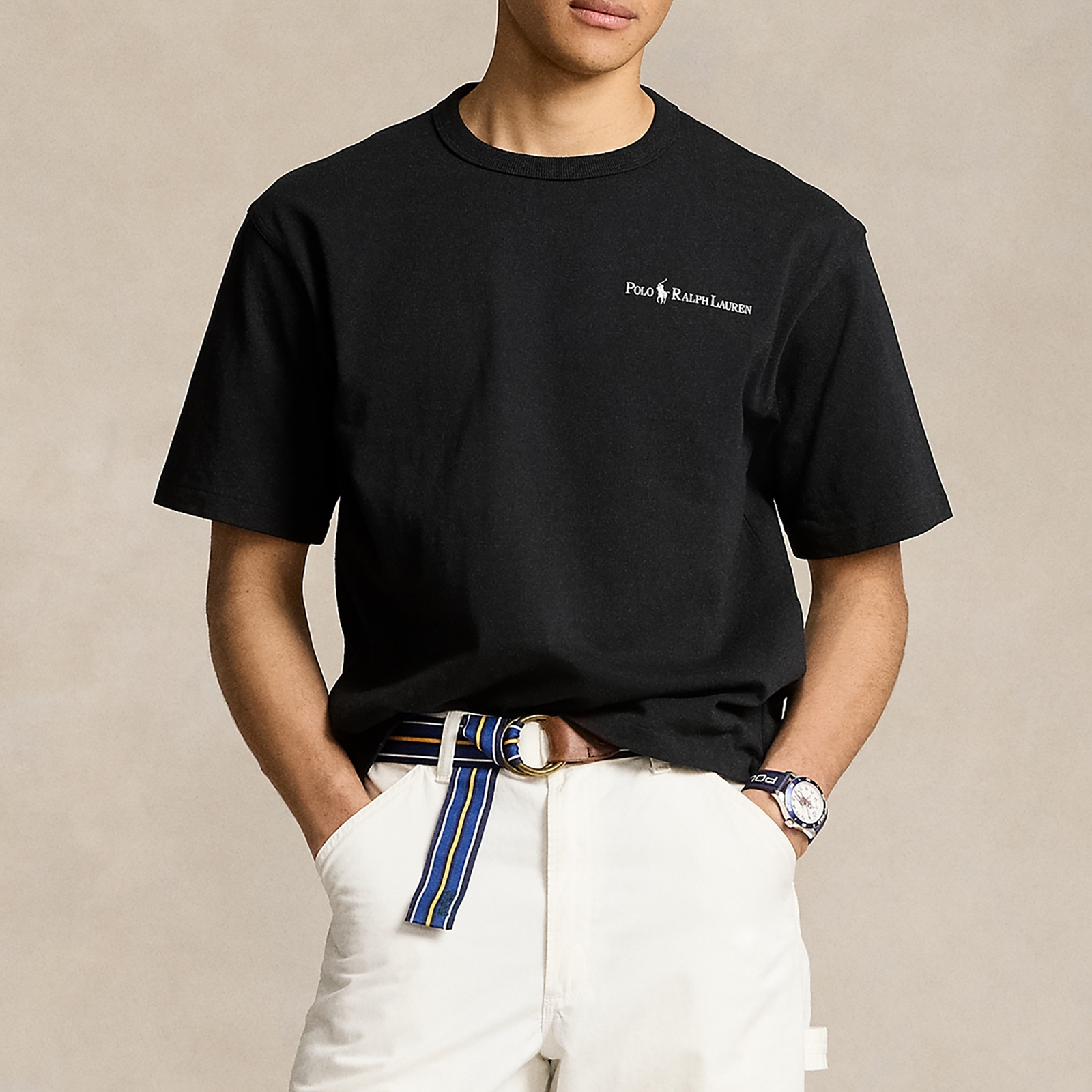 Polo Ralph Lauren Printed Logo Cotton-Jersey T-Shirt - XL