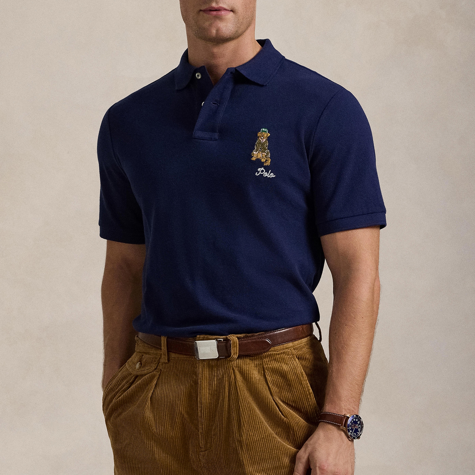 Polo Ralph Lauren Men's Classic Fit Motif Polo Shirt - Newport Navy - S